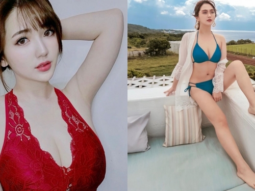 熱到快融化！「莫葵 Vika」棉花糖般的美乳海邊曝曬，「白嫩渾圓」像珍珠！
