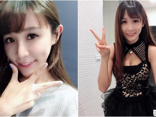 妹系少女「Nico古璇」小酒窩太迷人，可愛娃娃臉下發育超完全！