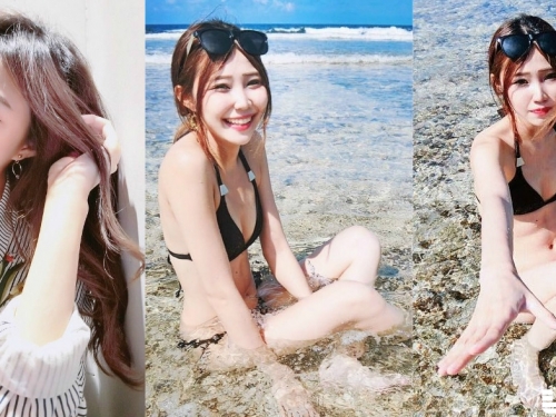 正妹海邊「解放比基尼」！不畏眾人目光「當場脫下」成為回歸大海的美人魚...