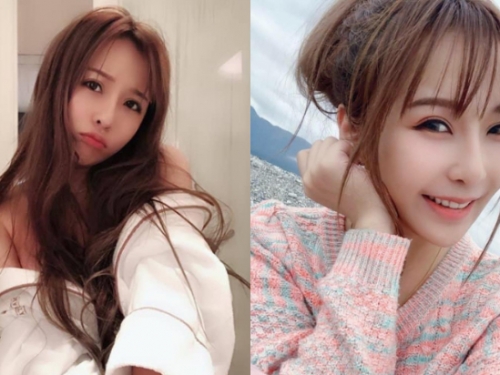 太明目張膽啦！性感女神「邱默默」路邊與客兄調戲相摟，連網友都快看不下去！