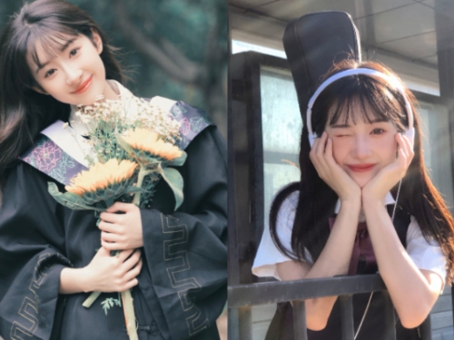 畢業快樂！音樂班正妹學士服美照曝光…　校花美顏X氣質出眾太迷人