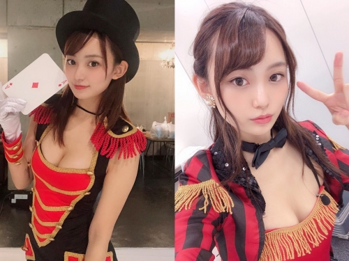 巨乳魔術師「御寺ゆき」從深溝中變出撲克牌　觀眾目瞪口呆肯定不是因為魔術...