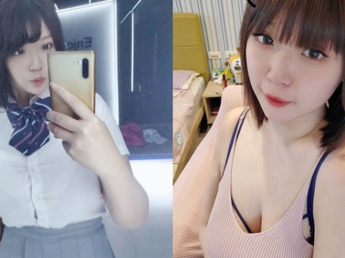 JKF 女郎「茹茹」換上制服融化網友！布料下的「H 級」身材讓人更驚喜