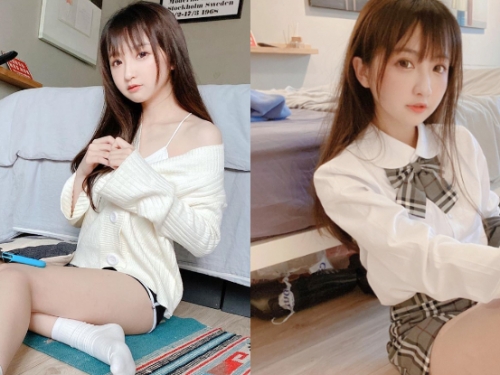 已融化！小甜心模特兒「點點Dian」天使面孔青澀惹人憐，白皙嫩腿更激發難耐慾望！