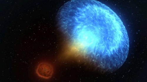 如果你能活到2083年，就能見證兩顆恆星相撞