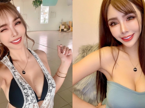 電眼女神「高萱kimmy」曲線好極品，「火辣自拍」雙球快蹦出！