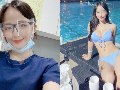 超辣「正妹牙助」兼職性感網紅！制服下兇猛身材引22萬人追蹤，還紅到開自己品牌！