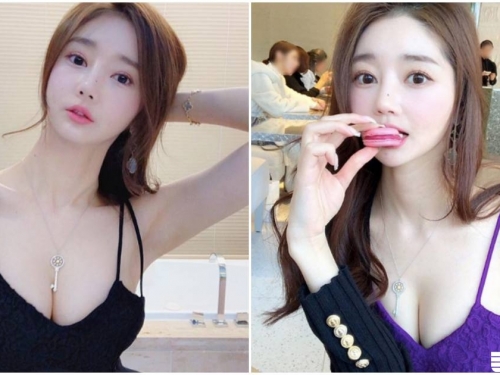 超兇身材！甜點店出現「白嫩美乳妹」，巨大罩杯讓人看傻！