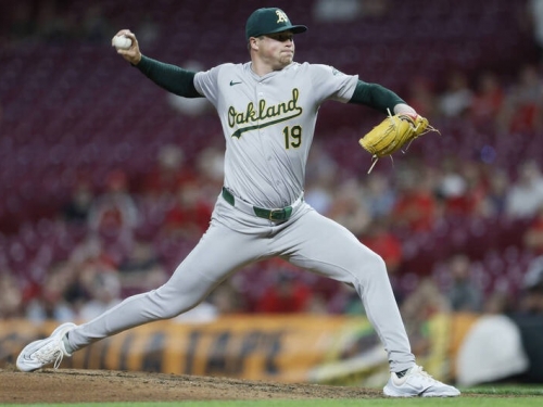MLB》提油關門差點砸鍋 運動家火球男近2個月首度失分