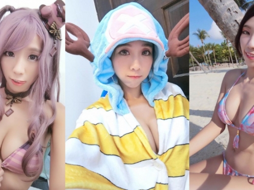 喬巴有爆奶？原來是「真人版娜美」偷戴喬巴帽子！美乳與腰身畫面太美好！