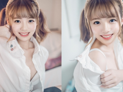 沒交過男友的「乖乖牌美少女」首拍就好大尺，「性感的粉紅美乳」誘惑解放...