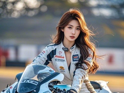 Female racing driver