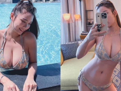 馬來西亞超強「白嫩爆乳辣媽」！清純臉蛋配青筋豪乳，網友：別人家的太太！