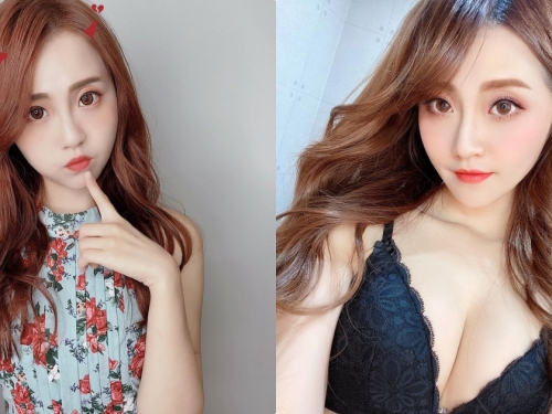 小隻馬女孩「Mimi 佳佳兒」事業線好深，「童顏美乳曲線」太誘惑人！
