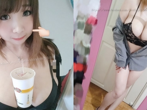 多功能奶奶置物架！「雪白巨乳妹」胸部是大平台，各種飲品都能hold住！