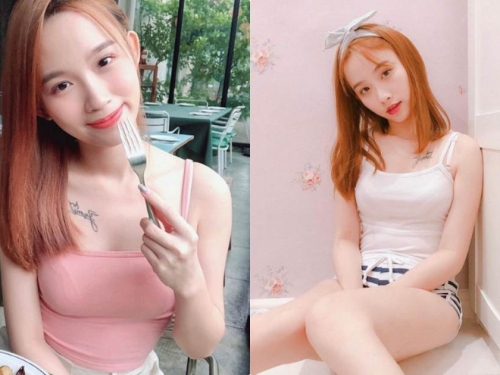 甜美女友「Yumi 玉米」陪你吃早午餐，「誘惑低胸背心」好有心動感！