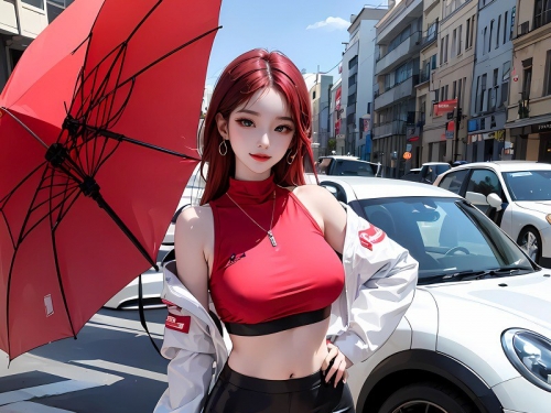 AI Generated Model ShowGirl