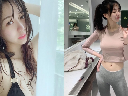 80年代玉女寫真再臨？「張菁菁」黑色比基尼清純不失性感，粉絲猛讚：太美了！