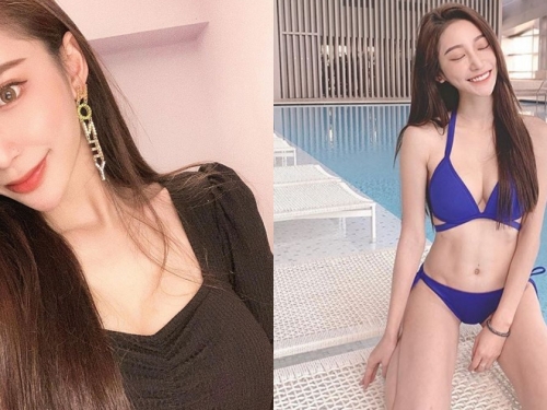 只比天使差一點！網拍美女老闆娘「Ashely」腹肌無敵，比基尼裝扮100分！