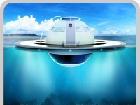 未來住宅？UFO型漂浮船屋登場！