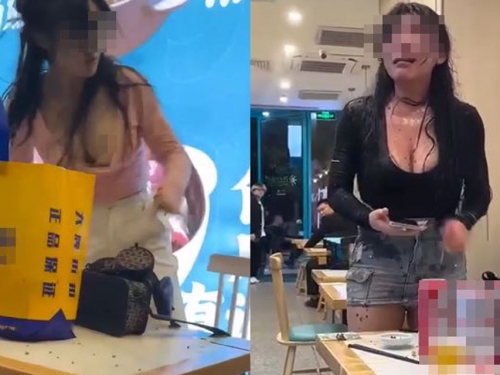 2女互嗆拉扯 她遭砸破相「爆乳染紅」！網嚇：脾氣、身材都炸裂