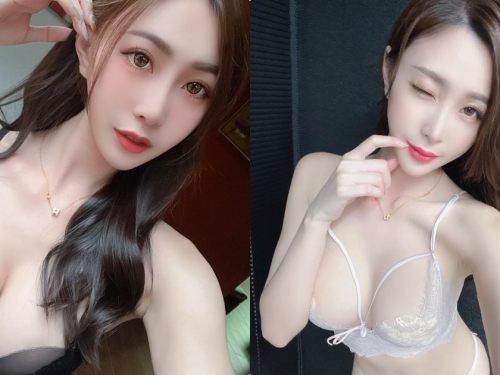 人氣女神「Abbie huang」超辣內衣誘惑，「白嫩曲線」誘惑到不行！