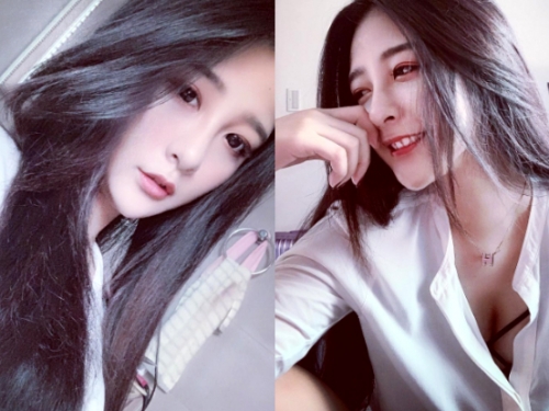 台泰混血最正女主播！「湘綾」胸前事業超深厚，白襯衫開襟直接將雙砲彈畢露無疑！