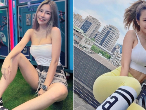 娃娃機店驚見性感正妹「西西CC」，小可愛包覆「巨猛大車燈」讓人超想帶回家