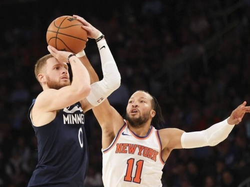 NBA》尼克灰狼重磅交易後首度碰頭 有火藥味也有溫馨兄弟情