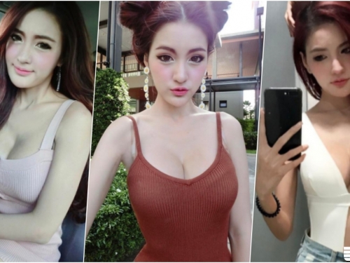 「爆乳正妹」開車好厲害！一對「超巨車頭燈」亮到讓人睜不開眼...