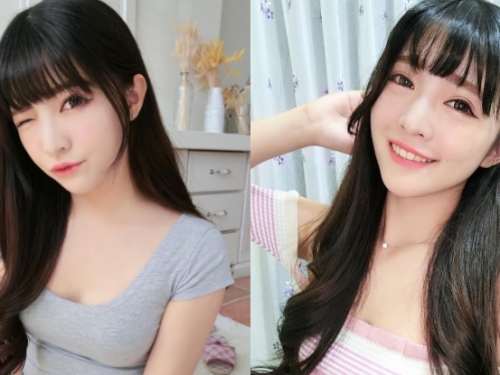 大鯨魚再也不是對手！大眼美女「蝦米ShiangMin」纖細窈窕又有料，無辜萌樣就想討抱抱！