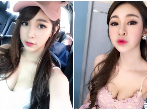 好辣喔！「長腿睡美人」性感自拍，傲人深溝看了超心動！