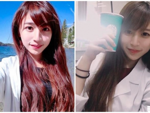 台師大許維恩「混血容顏」超逆天，穿上營養師制服實在太絕美了！