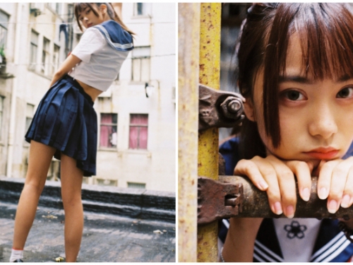 「妖氣小姐姐」青春迷茫與無奈的學生服寫真，從少女蛻變成女人的小小性感