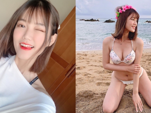 毒氣太強！「簡薇恩Weien」岸邊撈起深水炸彈，性感曲線辣氣噴發根本找不到倖存者！