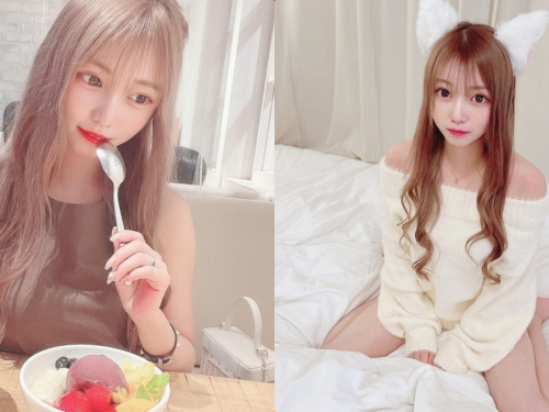 甜心正妹「超愛拍火辣跪姿照」，下衣失蹤「白嫩美腿曝光」！