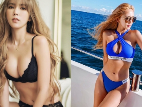 性感女神「拐拐」親自展示自家內衣品牌！辣曬小麥肌、「D 杯美乳」