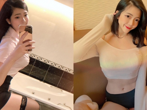 超兇正妹業務「Yen Chen」教你投資，「短裙＋黑絲襪」畫面太火辣！