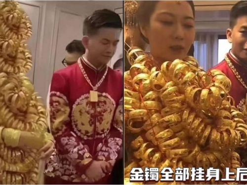 網紅結婚「金飾蓋全臉」 豪奢畫面竟是這樣來的