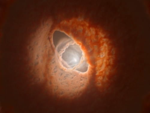 塵埃環破了一個洞，可能首發現系外行星同時繞行 3 顆恆星運轉