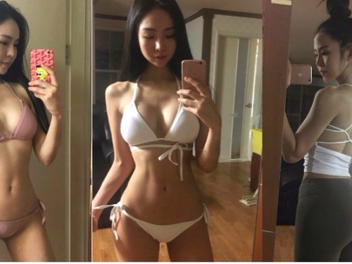 不私藏！凶狠妹自拍大秀「繃帶泳裝」白嫩畫面好衝擊，想替她解開那條線