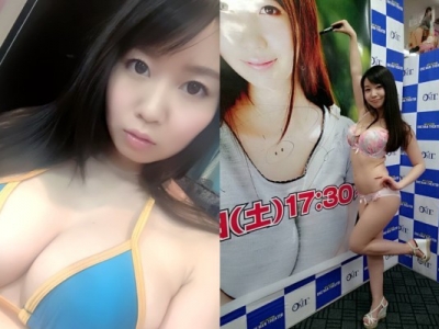 超嬌小的爆乳！G奶女優見面會　癡漢男大生鹹豬手襲胸