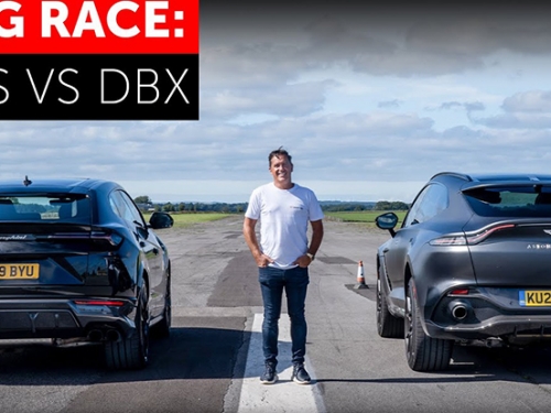 [影]「地表最速SUV」直線加速之爭！豪華休旅 Aston Martin DBX 大戰 Lamborghini Urus