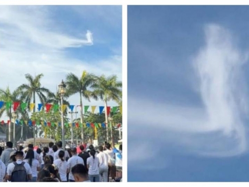 耶穌現身雲端？菲律賓聖殿上空「驚見聖像」