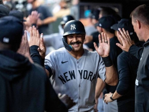 MLB》葛里遜單場雙響砲續寫生涯新高！ 洋基狠宰雙城收下系列賽