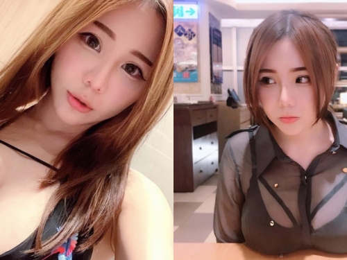 153巨乳正妹插畫家「泥泥學姐」有夠兇，胸前份量大到能放整罐台啤啦～
