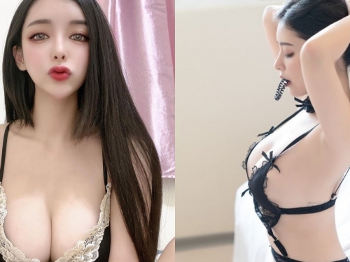 巨乳美食小尖兵！「子筠Nina」挺32E美胸自拍，美豔外型火辣曲線超迷人！