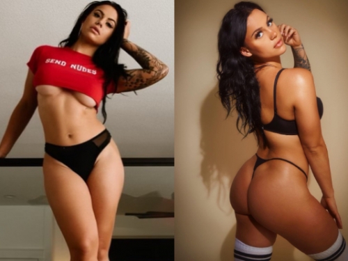 性感辣模自豪乳量充沛奶型圓潤　心機露「南半球風光」展現誘人弧線