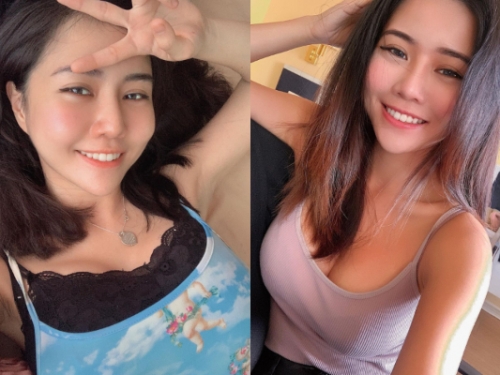 18歲正妹實況主示範「雙肘碰肚臍」　被胸前爆乳頂到…全身癱軟嬌嗔喊痛