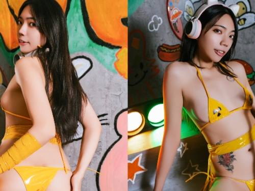 街角邂逅性感尤物「尤菲」，「翹臀美腿」讓空氣超炙熱！